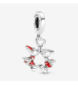 Charms - Bijoux - PANDORA - Charm Pendentif Pandora Disney, Baiser entre Mickey Mouse et Minnie Mouse, en argent 925/1000 790075