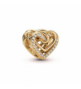 Charms - Bijoux - PANDORA - Charm Pandora, coeurs entrelacés étincelants, 769270C01