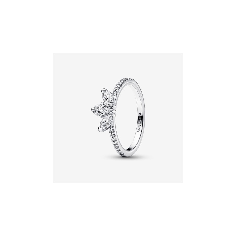La Bague Pandora, Grappe d'herbier scintillant, en argent 925/1000, 192392C01.