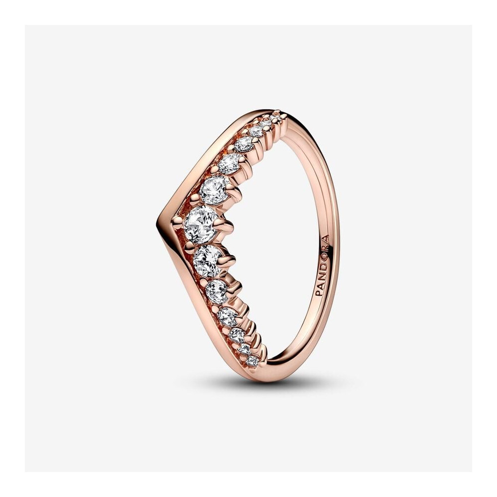 La Bague Pandora, Voeu intemporel flottante, doré or rose 585/1000, 182320C01.