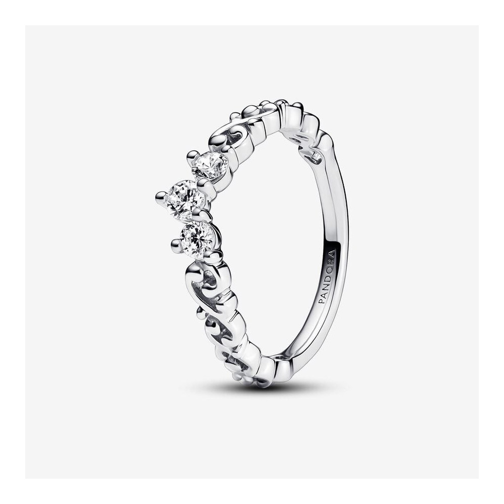 La Bague Pandora, Tiare, en argent 925/1000, 192232C01.