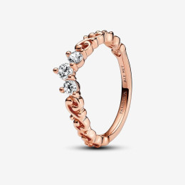 La Bague Pandora, Tiare, en doré or rose 585/1000, 182232C01.