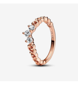 La Bague Pandora, Tiare, en doré or rose 585/1000, 182232C01.