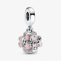 Le Charm pendentif, Pandora moments, Trèfle à quatre feuilles, en argent 925/1000 792245C01.