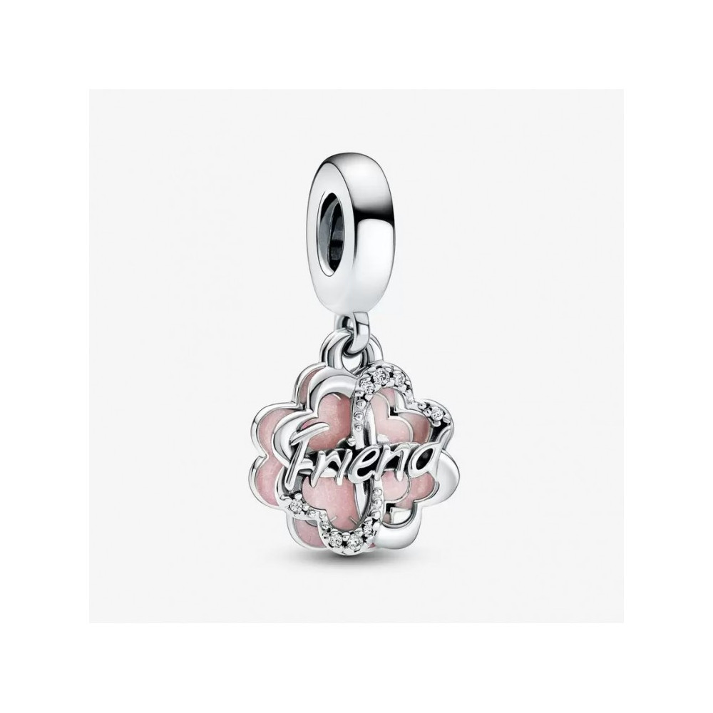 Le Charm pendentif, Pandora moments, Trèfle à quatre feuilles, en argent 925/1000 792245C01.