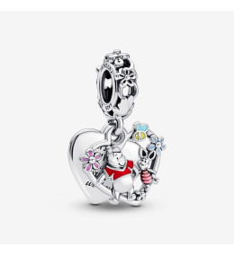 Le Charm pendentif, Pandora moments, Disney Winnie et Porcinet, en argent 925/1000 792214C01.
