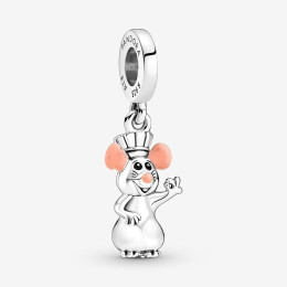 Le Charm pendentif, Pandora moments, Disney x Pandora, Rémy de Pixar, en argent 925/1000 792029C01.