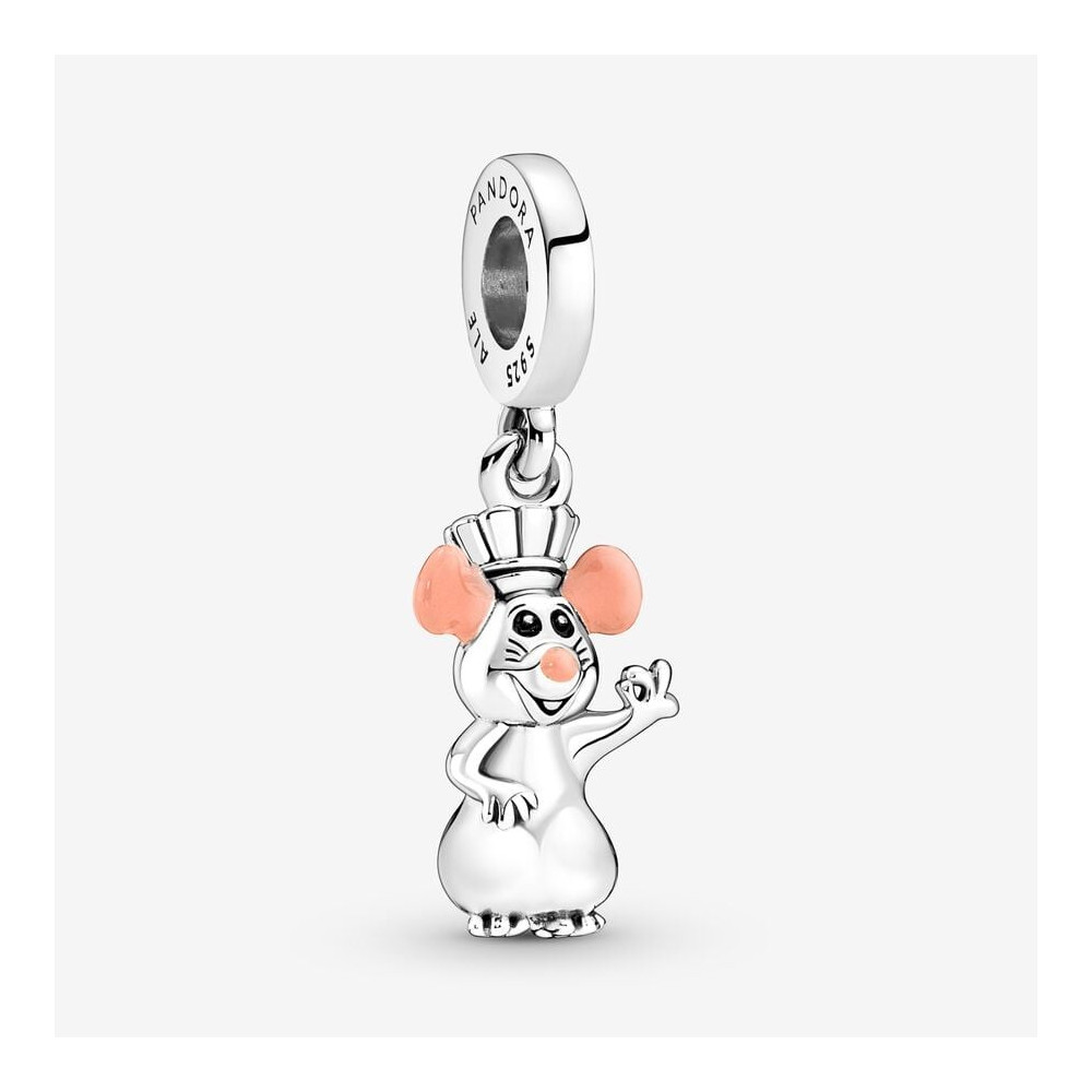 Le Charm pendentif, Pandora moments, Disney x Pandora, Rémy de Pixar, en argent 925/1000 792029C01.