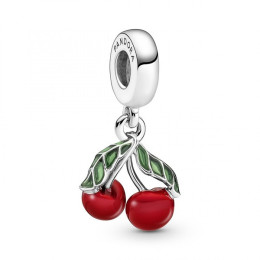 Le Charm pendentif, Pandora moments, Cerises asymétriques, en argent 925/1000 791583C01