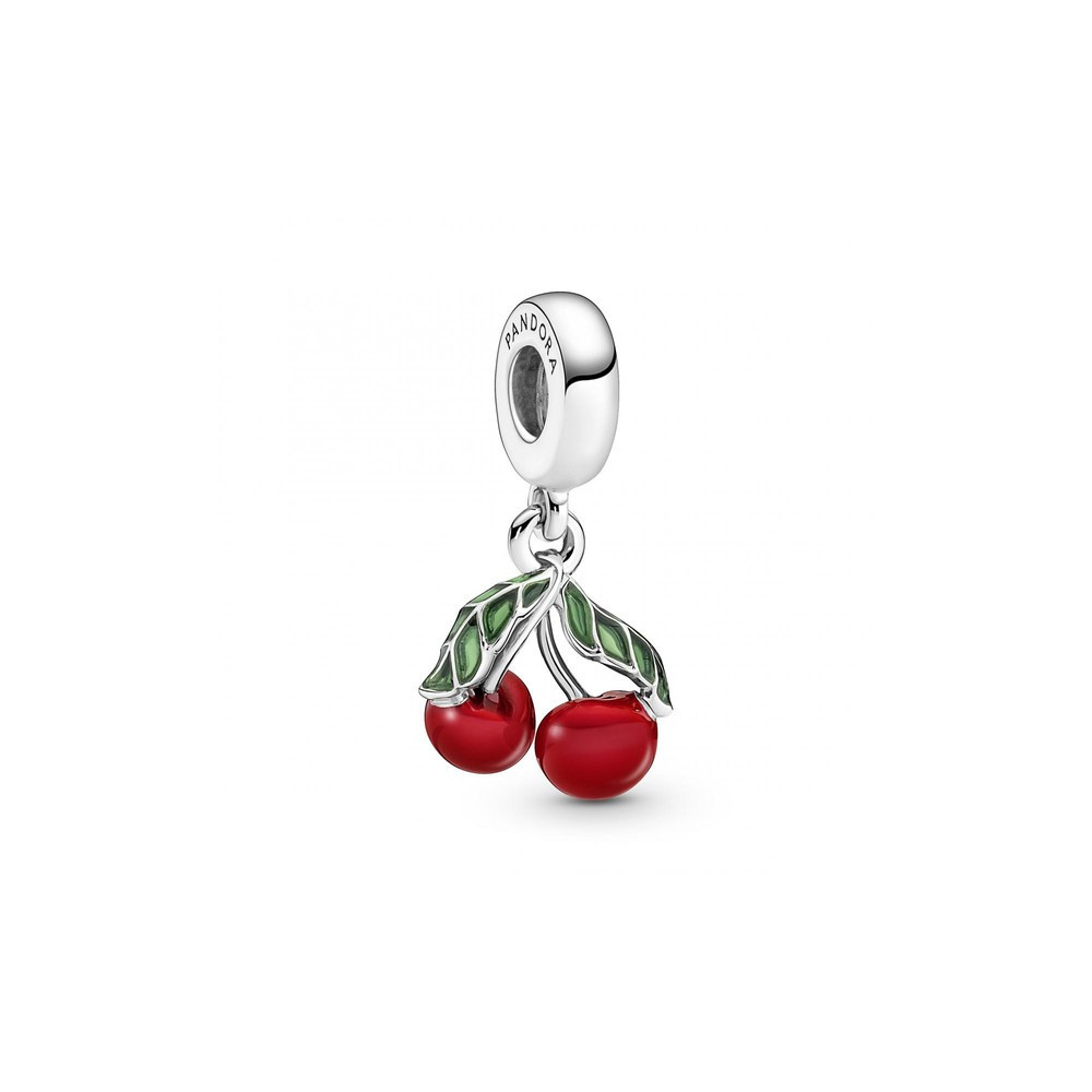 Le Charm pendentif, Pandora moments, Cerises asymétriques, en argent 925/1000 791583C01