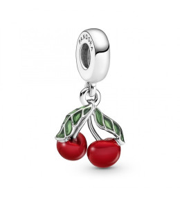 Le Charm pendentif, Pandora moments, Cerises asymétriques, en argent 925/1000 791583C01