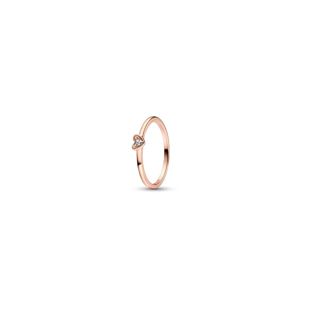 La Bague Pandora, Coeur rayonnant, doré or rose 585/1000, 182495C01.