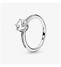 La Bague Pandora, Couronne Etincelante Incolore, en argent 925/1000, 198289CZ.