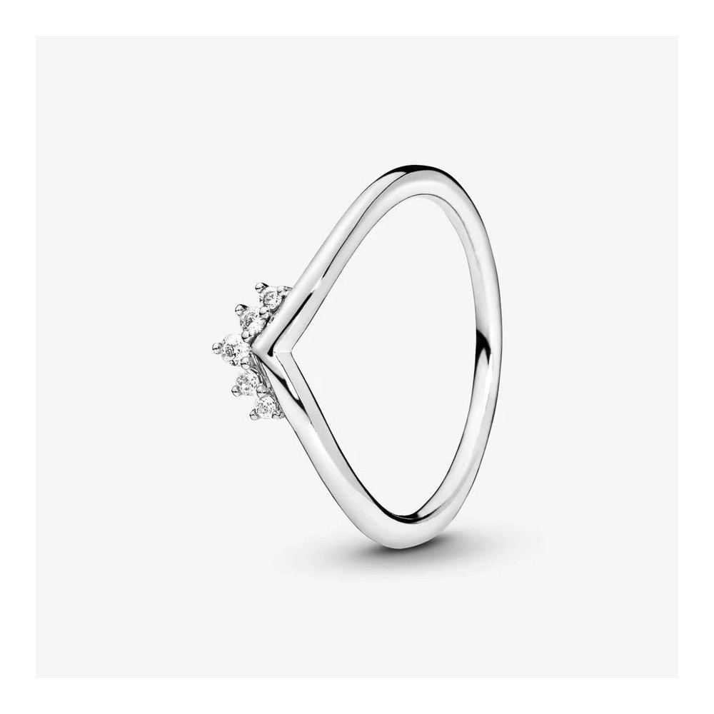 La Bague Pandora, Voeu Tiare, Argent 925/1000, 198282CZ.