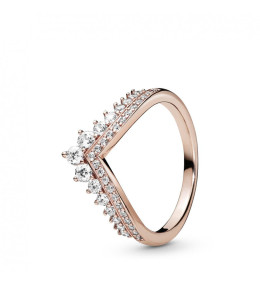 La Bague Pandora, Voeu Princesse, doré or rose 585/1000, 187736CZ.