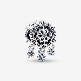 Le Charm Pandora, Flocon de Neige Givré, Argent 925/1000, 792367C01.