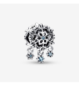 Le Charm Pandora, Flocon de Neige Givré, Argent 925/1000, 792367C01.