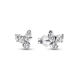 Les Boucles d'oreilles Pandora, Grappes Herbiers Scintillantes, en argent 925/1000, 292406C01.