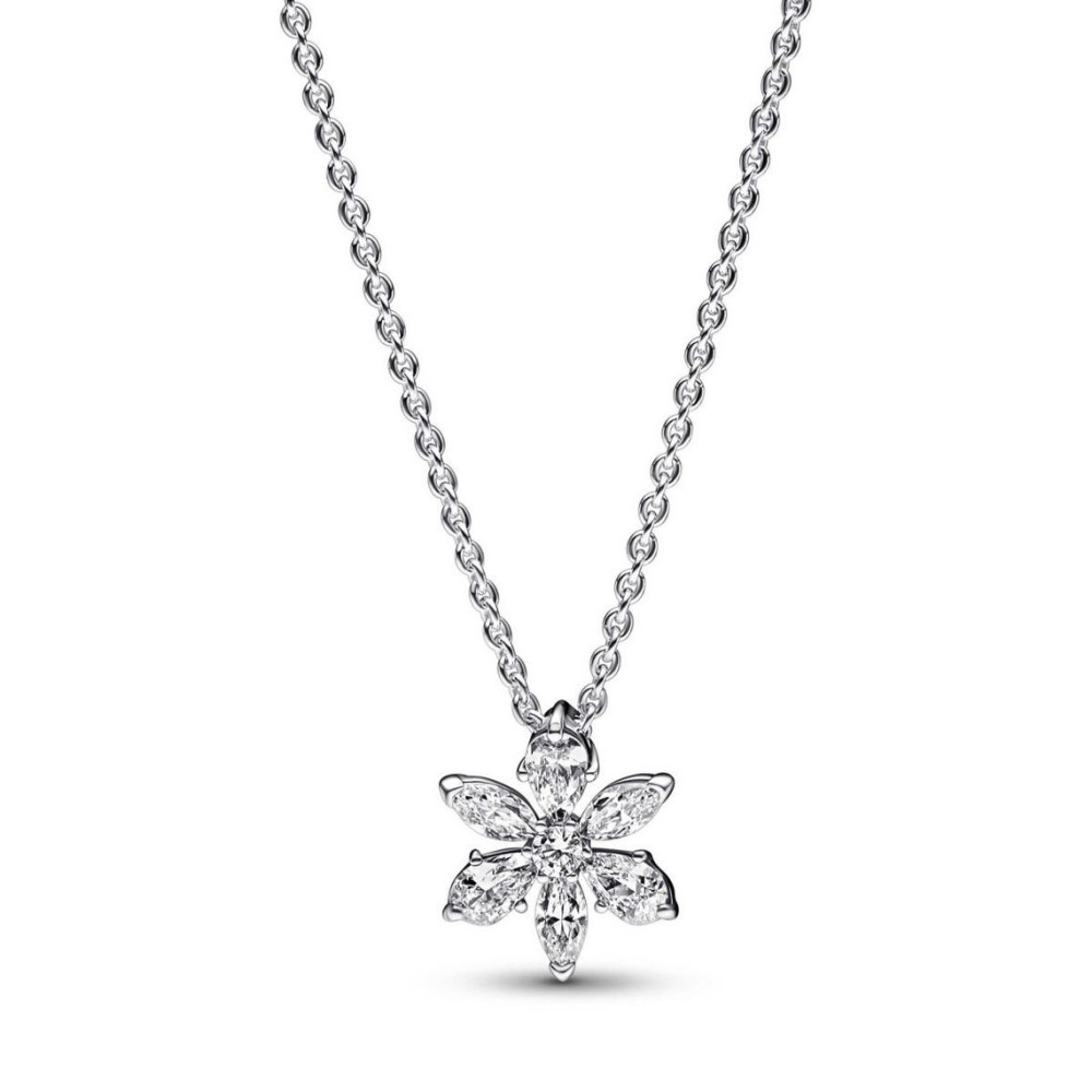 Le Collier Pendentif Pandora, Herbier Scintillant, en argent 925/1000, 392387C01-45