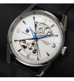 Montre Homme Lip Himalaya, Sablier, 40 mm, automatique cuir, Ref 671713