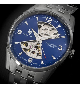 Montre Homme Lip Himalaya, Sablier, 40 mm, automatique acier, Ref 671712