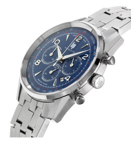 Montre Homme Lip Himalaya, 40 mm, Chronographe acier, Ref 671710