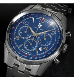 Montre Homme Lip Himalaya, 40 mm, Chronographe acier, Ref 671710