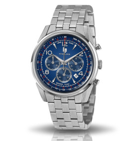 Montre Homme Lip Himalaya, 40 mm, Chronographe acier, 671710