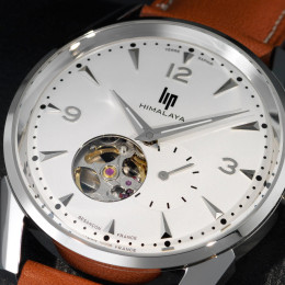 Montre Homme Lip Himalaya, coeur battant, 40 mm, automatique, Ref 671558