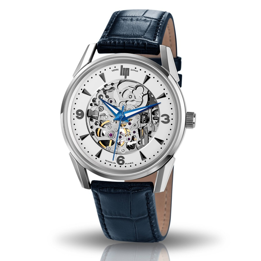 Montre Homme Lip Himalaya 40 Squelette coeur battant Ref 671554