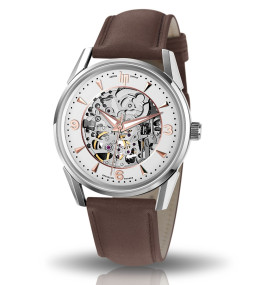 Montre Homme Lip Himalaya 40 Squelette coeur battant Ref 671557