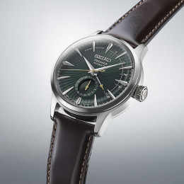 La Montre Homme SEIKO PRESAGE, Automatique 3 aiguilles et réserve de marche, SSA459J1