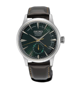 La Montre Homme SEIKO PRESAGE, Automatique 3 aiguilles et réserve de marche, SSA459J1