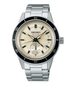 La Montre Homme SEIKO PRESAGE, Automatique 3 aiguilles et réserve de marche, SSA447J1