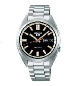 La Montre Homme SEIKO 5 - Automatique 3 aiguilles, jour et date, SRPK89K1