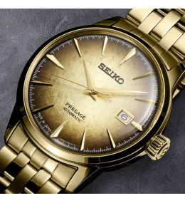 La Montre Homme SEIKO PRESAGE, Automatique 3 aiguilles et date, SRPK48J1