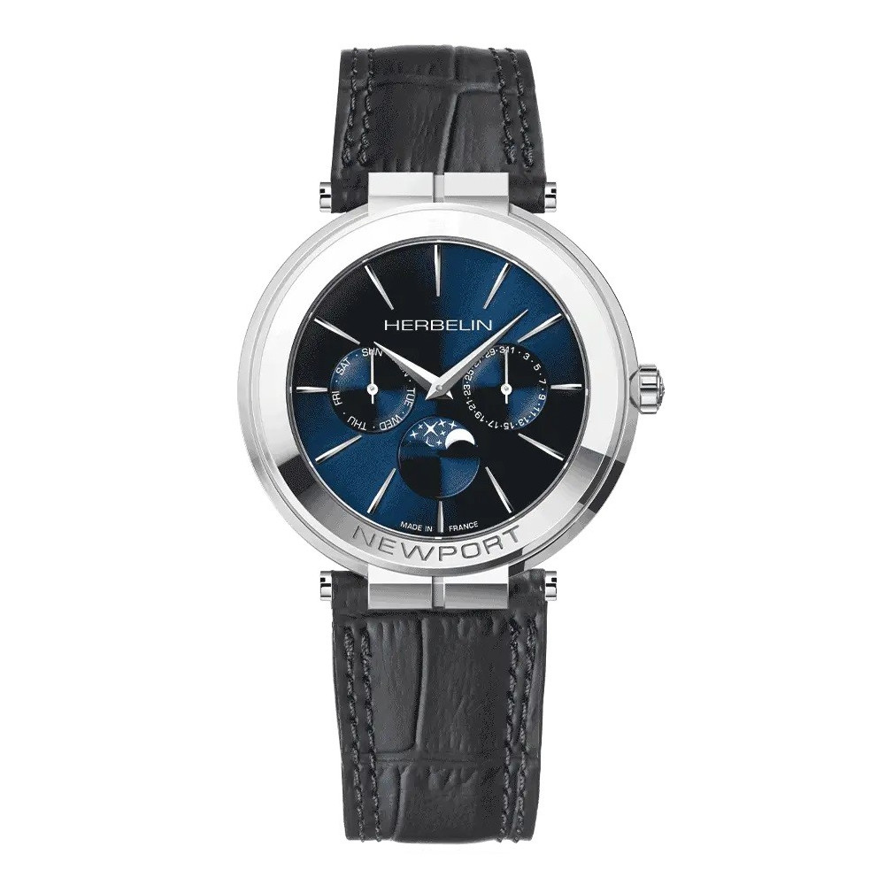 La Montre homme MICHEL HERBELIN NEWPORT SLIM 12722AP15