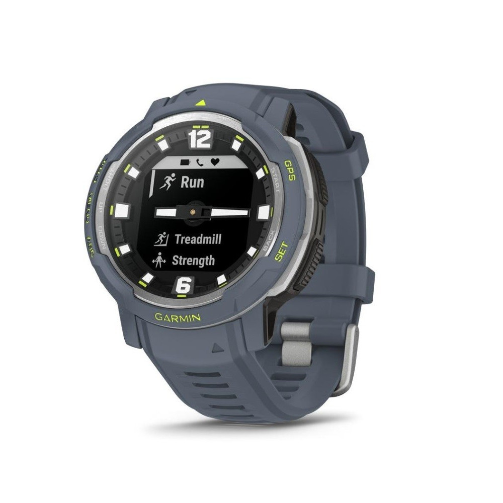 Montre Garmin Instinct® Crossover - Édition Standard Bleue granit, 010-02730-04