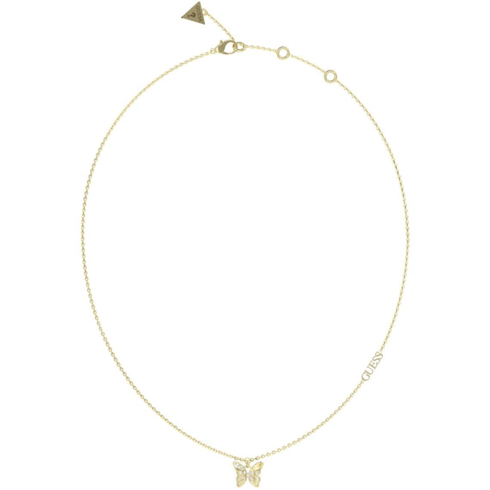 Le Collier femme Guess, Chrysalis, acier PVD jaune, JUBN04107JWYG