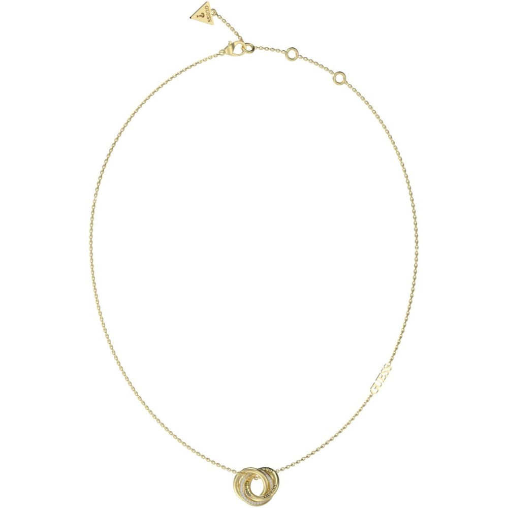 Le Collier femme Guess, Perfect, acier PVD jaune, JUBN04062JWYG
