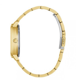 La Montre femme GUESS, Ladies trend, bracelet acier doré jaune, GW0300L2