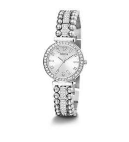 La Montre femme GUESS, Gala, bracelet acier, GW0401L1