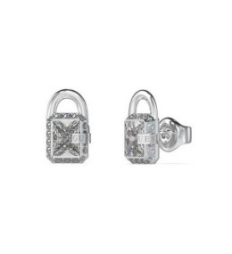 Les Boucles d'oreilles femme Guess, Padlock, acier, JUBE02194JWRH.