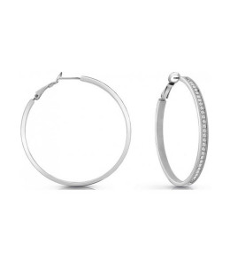 Les Boucles d'oreilles créoles femme Guess, All around, acier, JUBE02247JWRH.