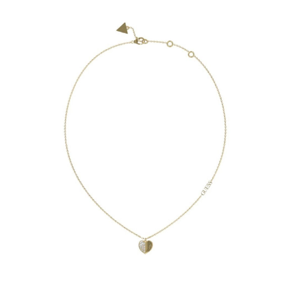 Le Collier femme Guess, Lovely Guess, acier PVD jaune, JUBN03035JWYG.