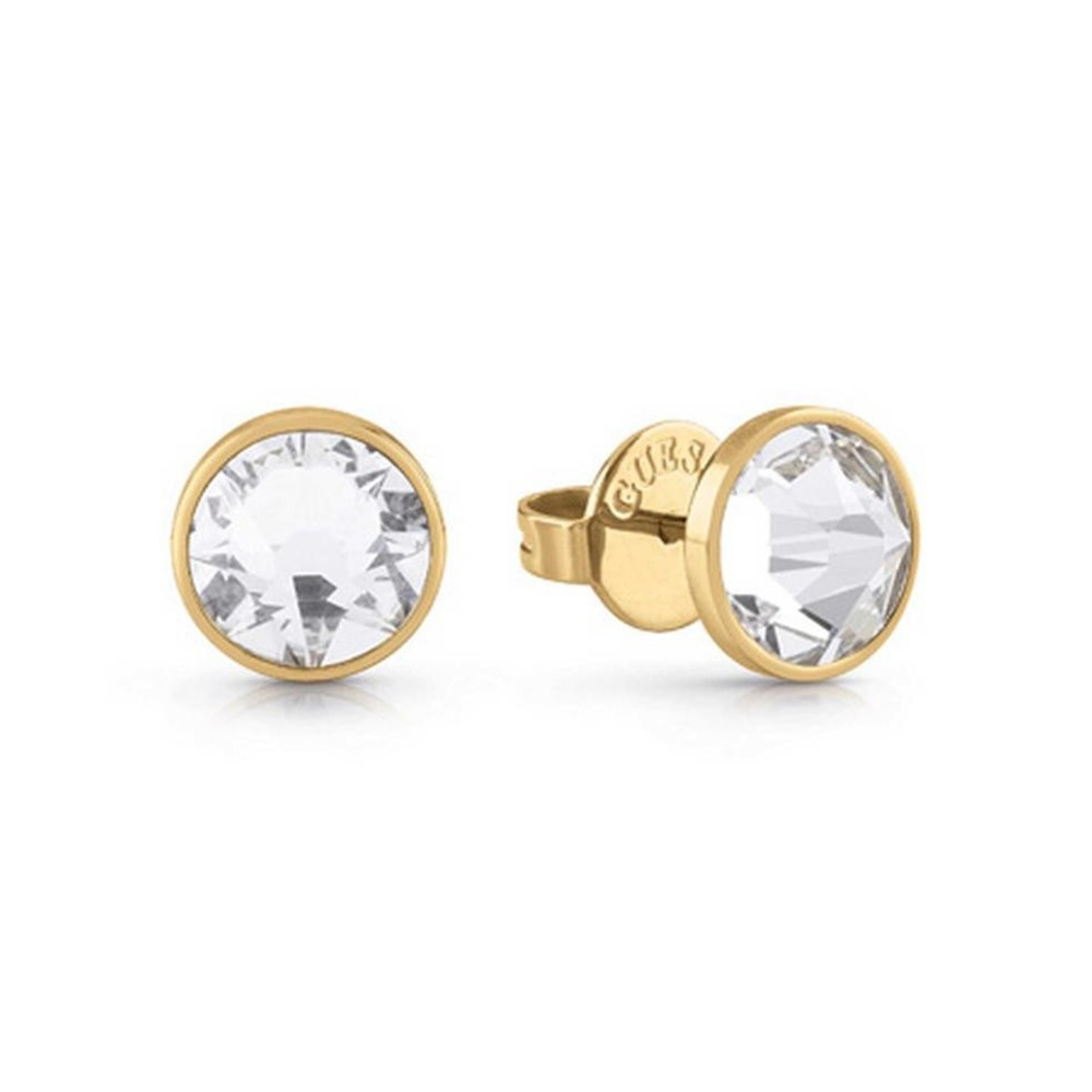Les Boucles d'oreilles Homme Guess, FRONTIERS, acier PVD jaune, JUME01343JWYG.