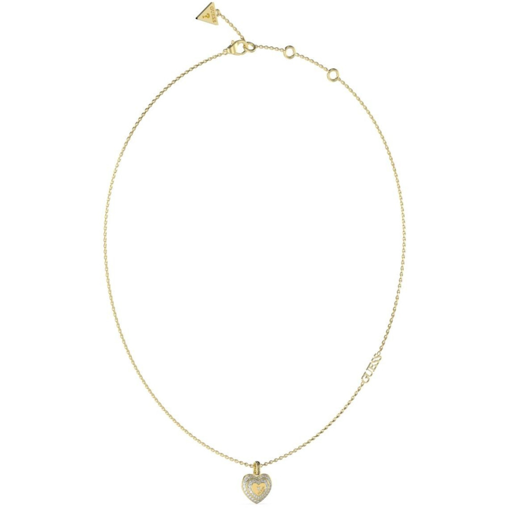 Le Collier femme Guess, Amami, acier PVD jaune, JUBN04030JWYG