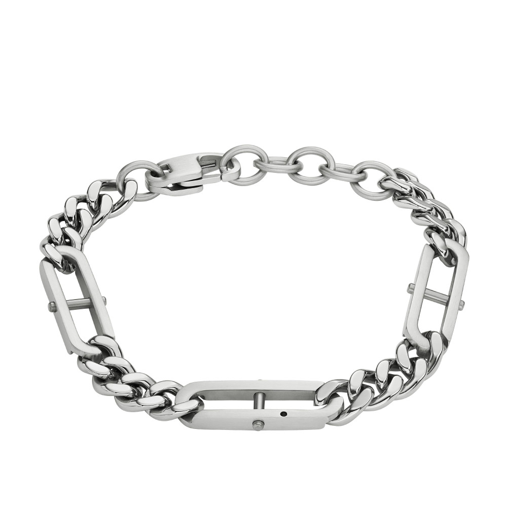 Le Bracelet homme FOSSIL, Héritage D-Link, en acier,JF04342040 Le Bracelet homme FOSSIL, Héritage D-Link, en acier,JF04342040