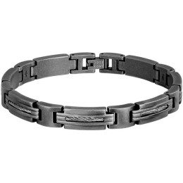Le Bracelet Acier/Câble MARINA, Largeur 8.5mm, Vintage, ROCHET, B062362