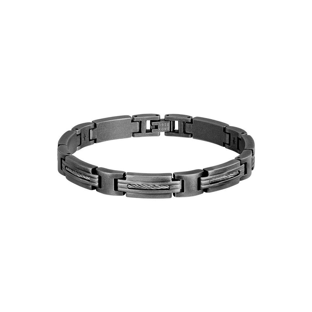 Le Bracelet Acier/Câble MARINA, Largeur 8.5mm, Vintage, ROCHET, B062362
